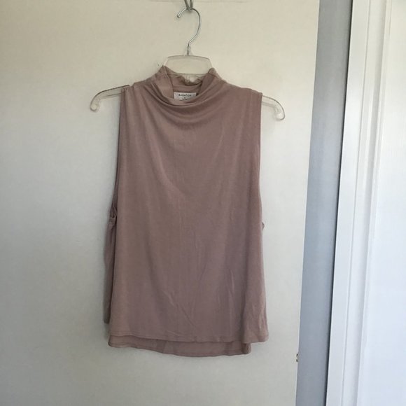 Babaton Tops - BABATON sleeveless mock turtleneck